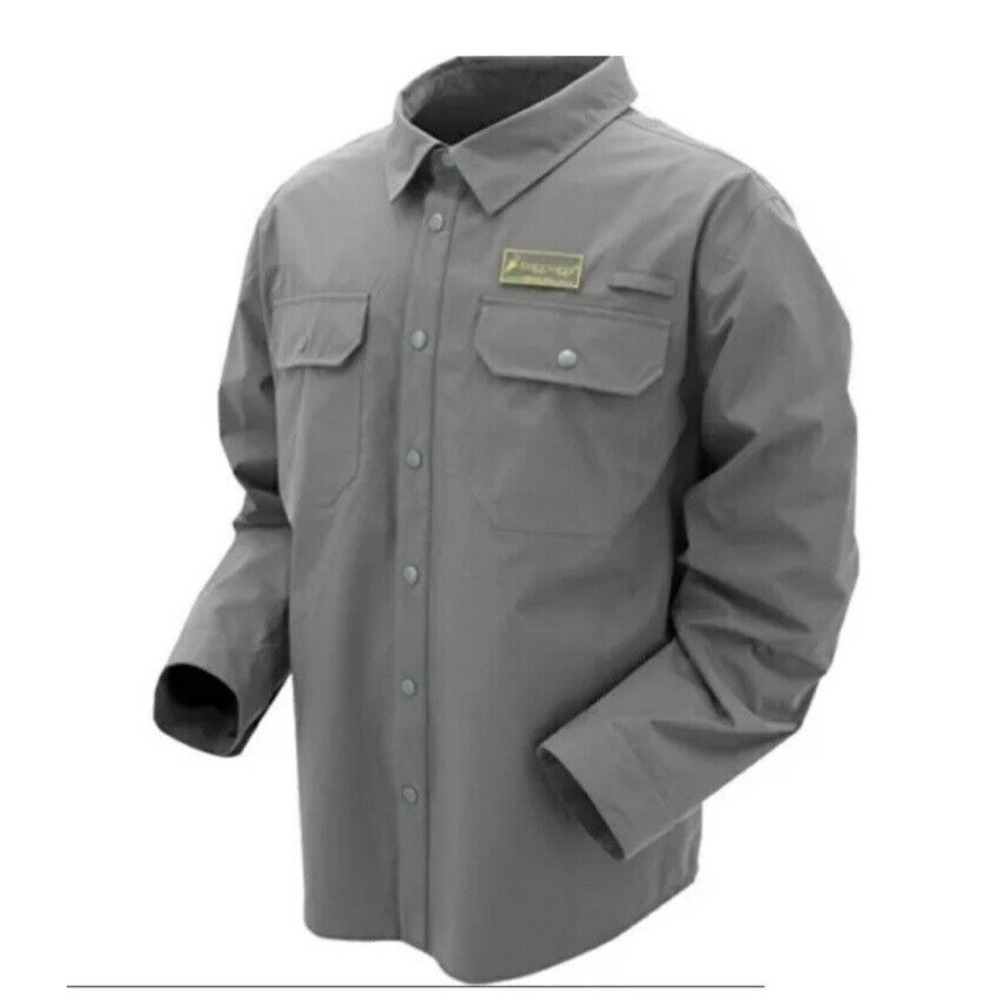 Frogg Toggs Pilot II Shirt Mens 2XL Gray Water Resistant Outdoors NEW